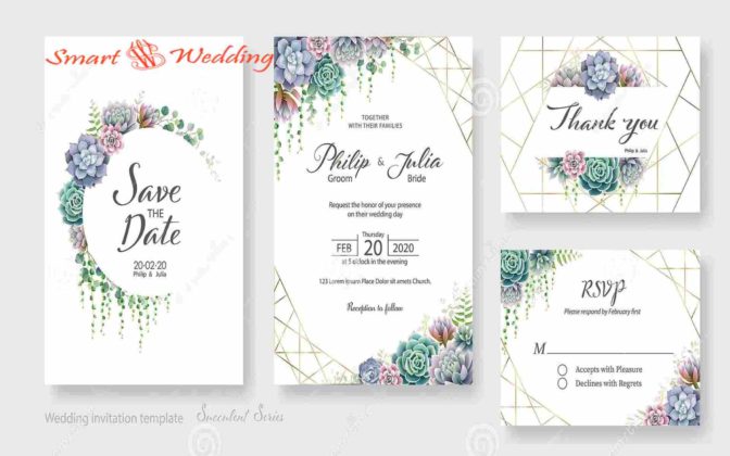 How To Write Perfect Wedding Invitation| Templates And Wording - Smart