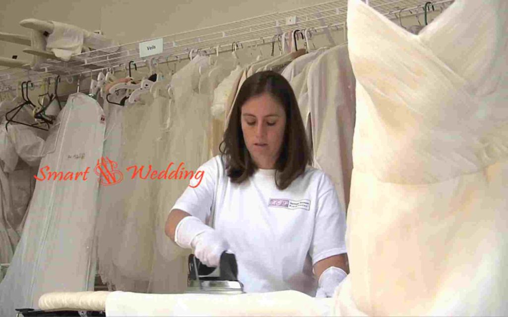 wedding gown dry cleaning
